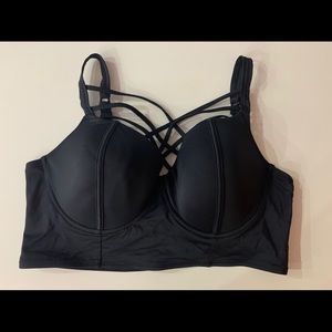 Strappy Black Bikini Top